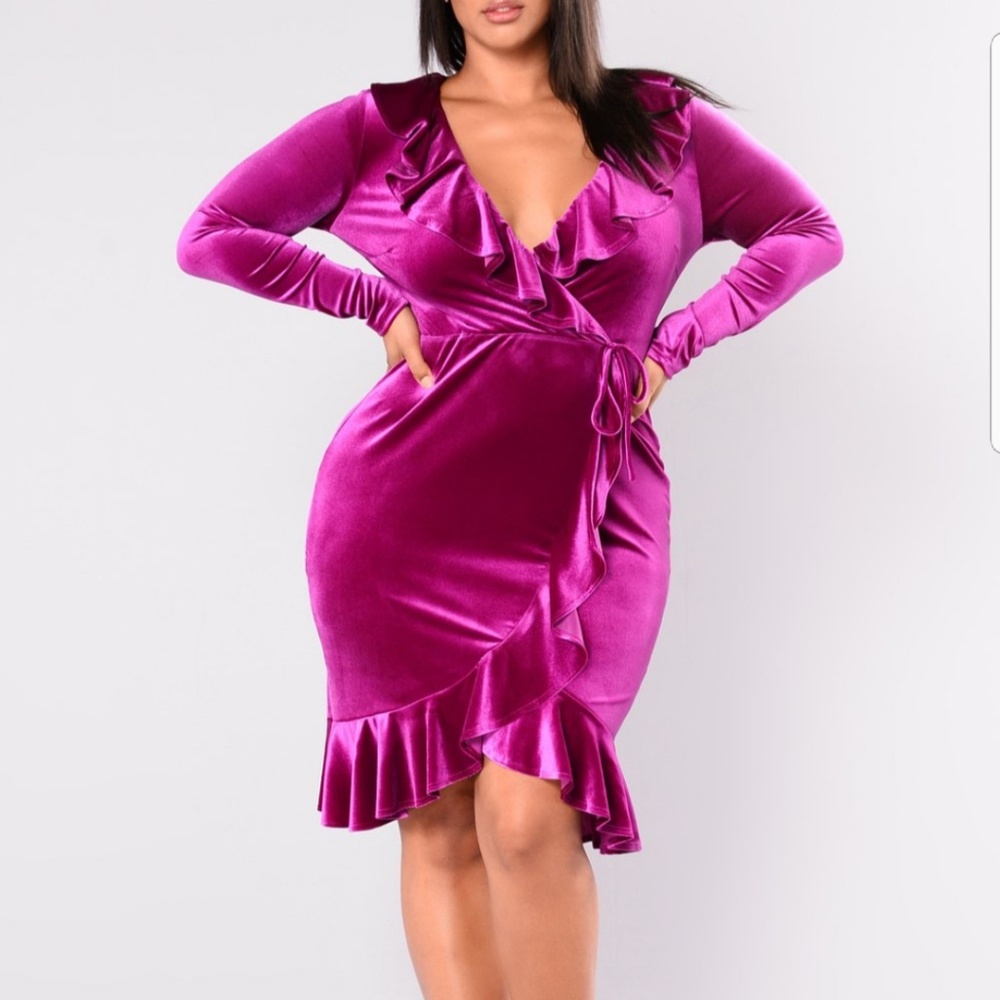 Fashion nova ruffle dress